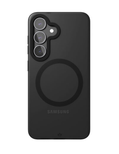 Чехол защитный "vlp" Moon Case с MagSafe для Samsung S25, черный