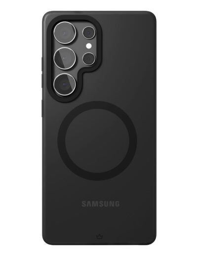 Чехол защитный "vlp" Moon Case с MagSafe для Samsung S25 Ultra, черный