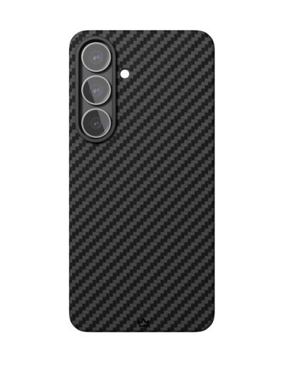 Чехол защитный "vlp" Kevlar Case с MagSafe для Samsung S25 Plus, черный