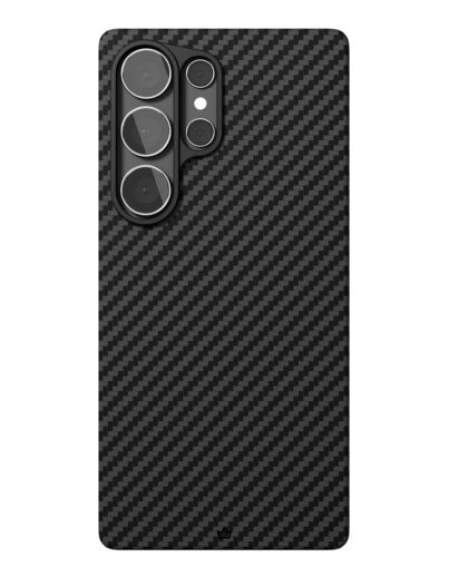 Чехол защитный "vlp" Kevlar Case с MagSafe для Samsung S25 Ultra, черный