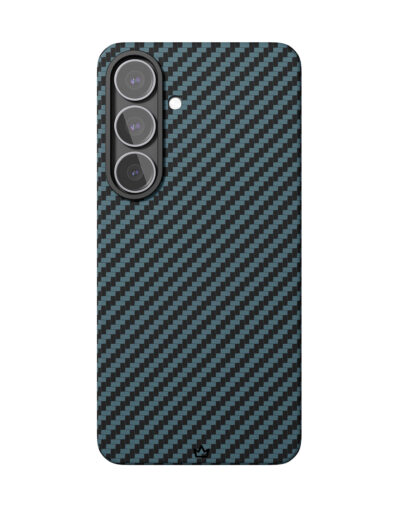 Чехол защитный "vlp" Kevlar Case с MagSafe для Samsung S25 Plus, синий