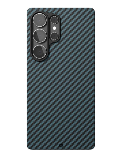 Чехол защитный "vlp" Kevlar Case с MagSafe для Samsung S25 Ultra, синий